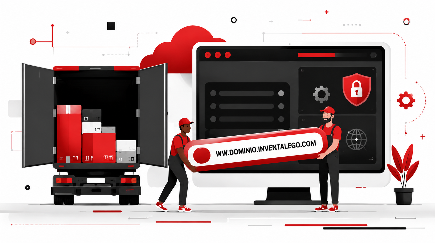 Transferencia segura del dominio de una empresa